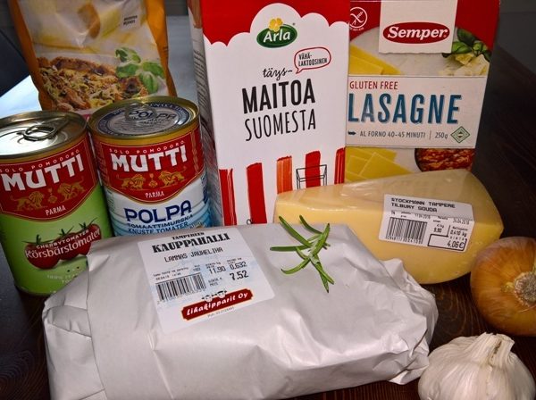 Lasagne, gluteeniton versio - Katja kokkaa ja koklaa